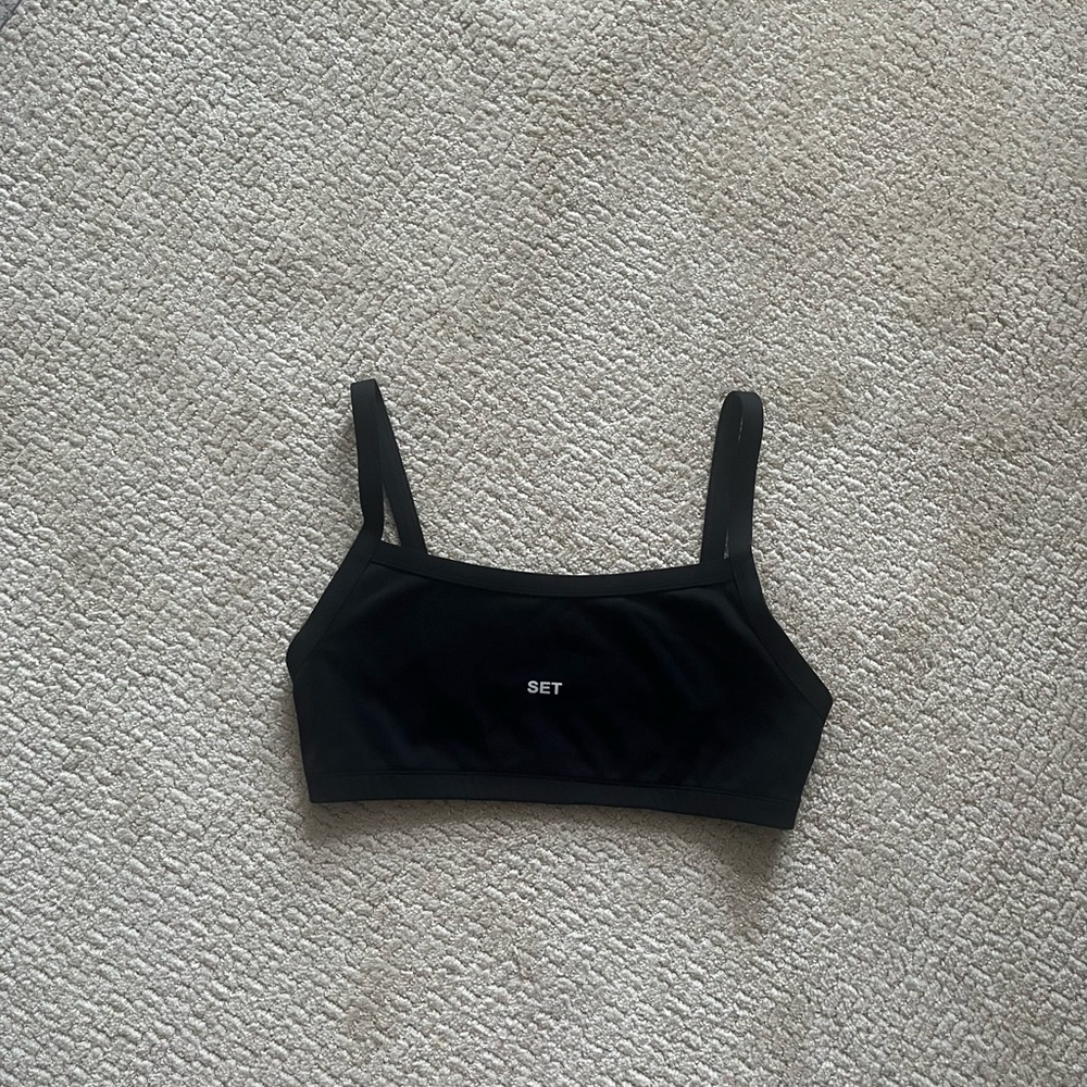 Set Active sportbody onyx scoop bra size large